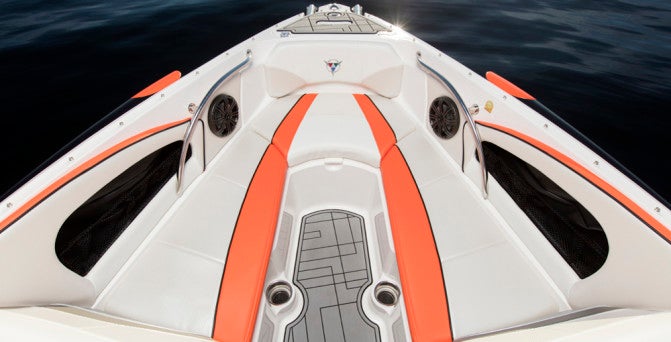 Plenty of storage space under the seats allow the boat to accommodate a wide range of gear. 