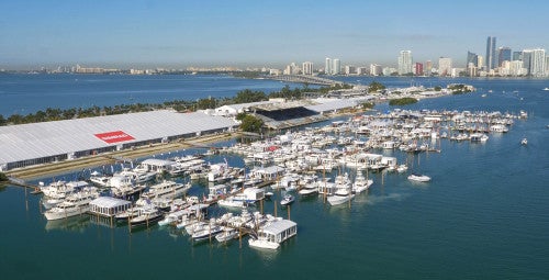 Big Engines at Miami Boat Show