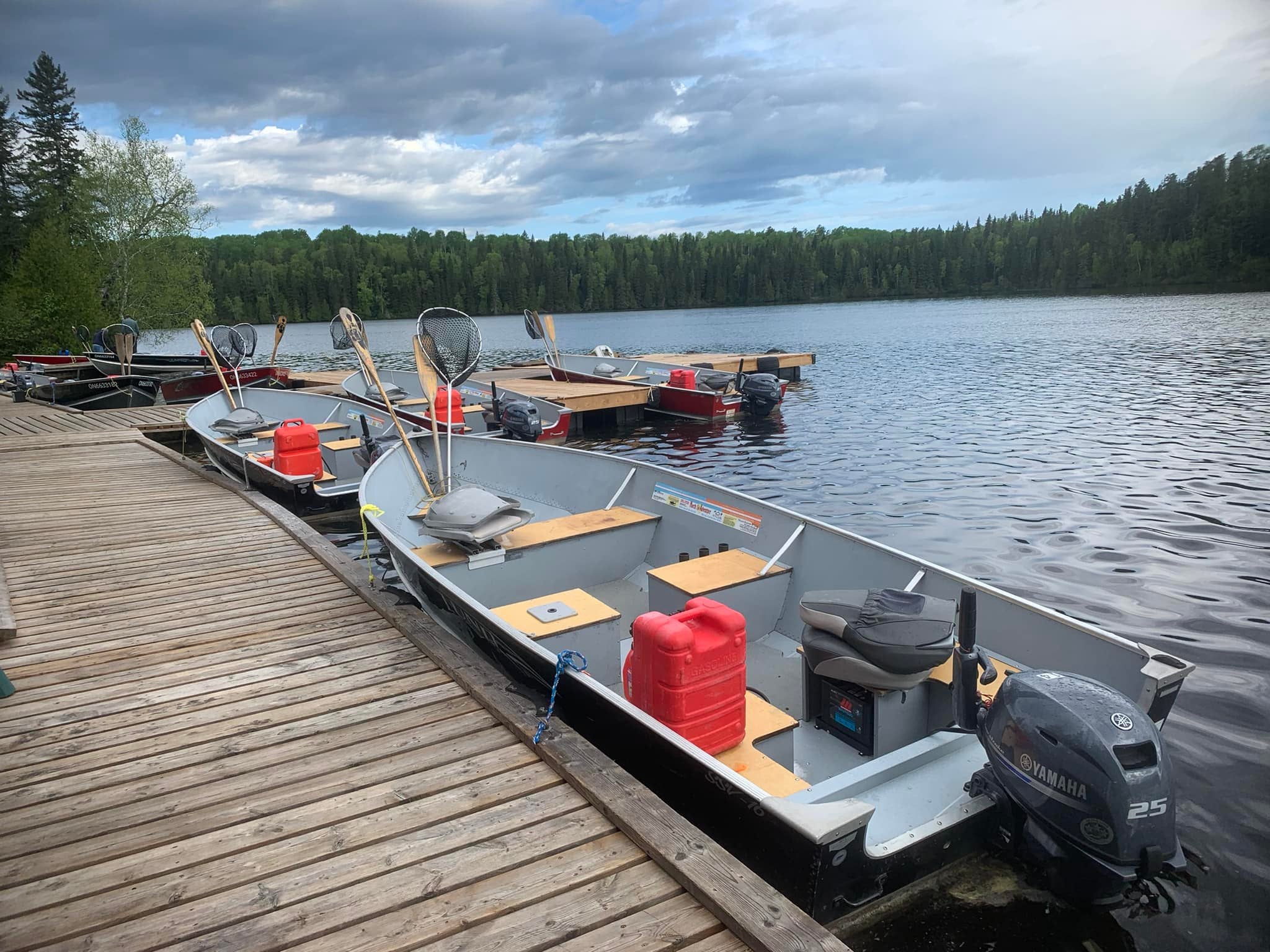 Boating in Ontario Fishing Dock